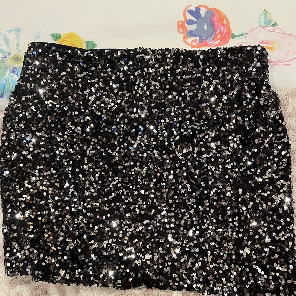 Sequin skirt